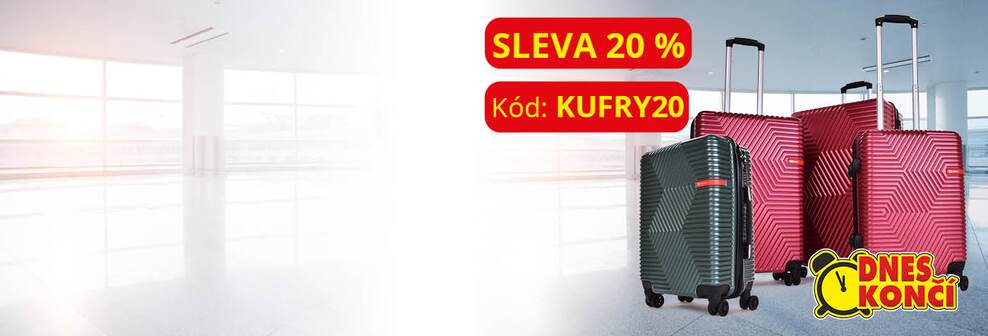 SLEVA 20 % NA KUFRY