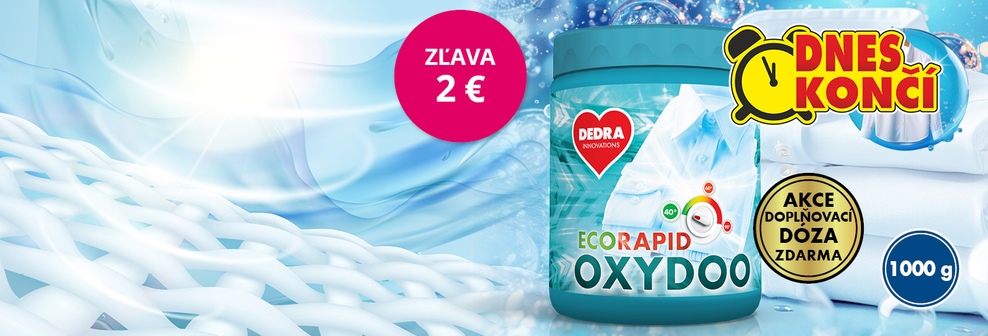 Končí zľava na OXYDOO