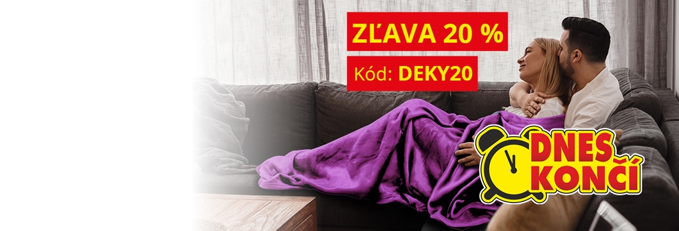 KONČÍ ZĽAVA NA DEKY