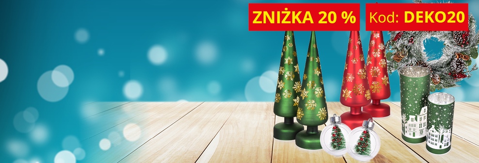 KOŃCZY SIĘ RABAT NA DEKORACJE ŚWIĄTECZNE