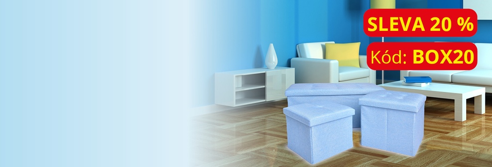 SLEVA NA SEDACÍ BOXERY