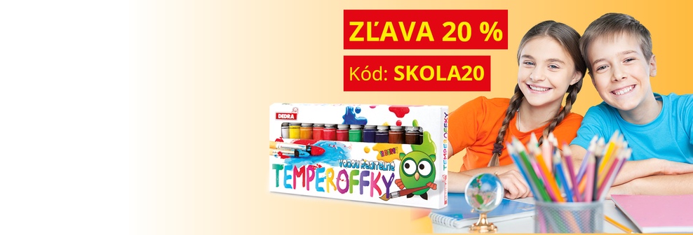 KONČÍ ZĽAVA 20 %
