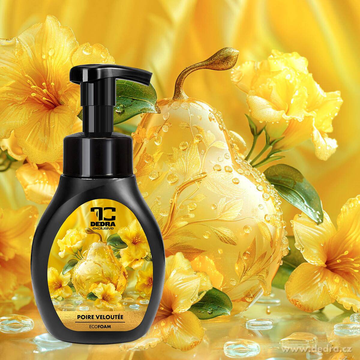 SAMETOVÁ HRUŠKA - šetrné penové mydlo na ruky a telo