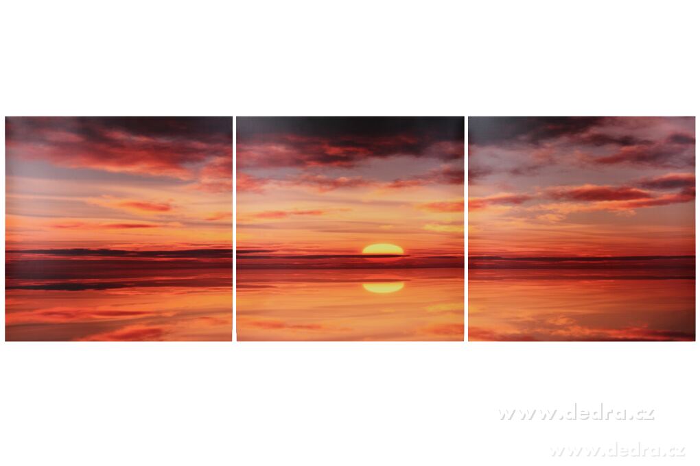 Sada 3 obrazů, SUNSET II