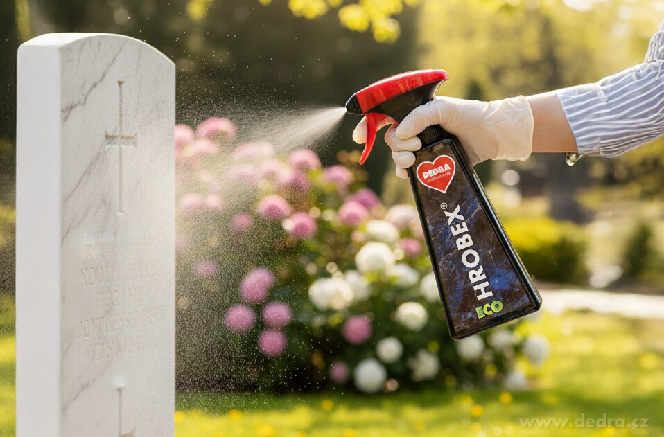 HROBEX 2+1 ZDARMA | Čistič, kartáč a stěrka na údržbu pietních míst