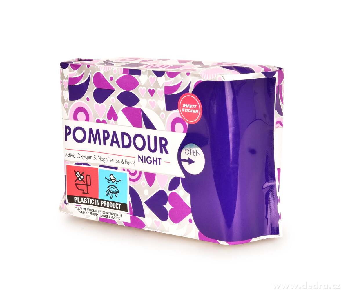 POMPADOUR® NIGHT nočné aniónové vložky s krídelkami + tester zadarmo