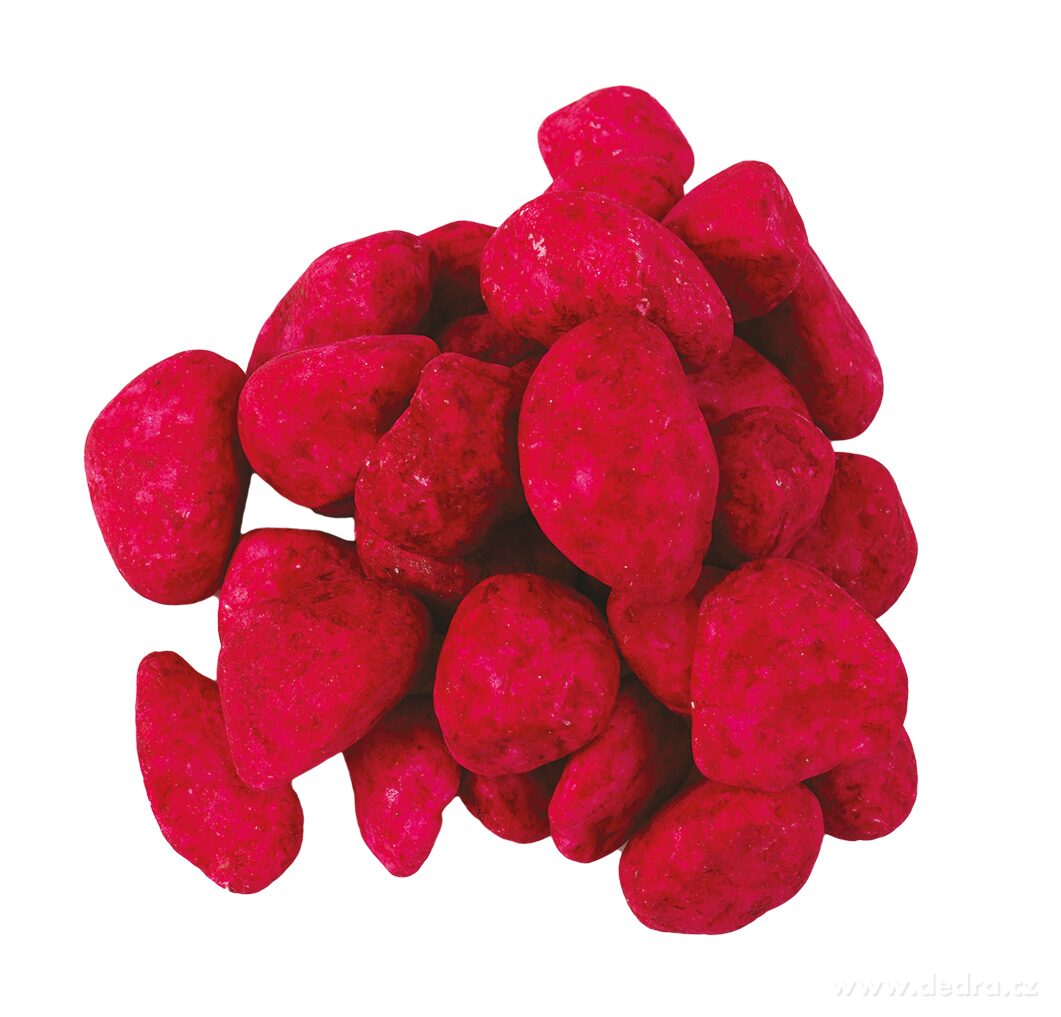Dekorativní kameny, rubínové, 500g