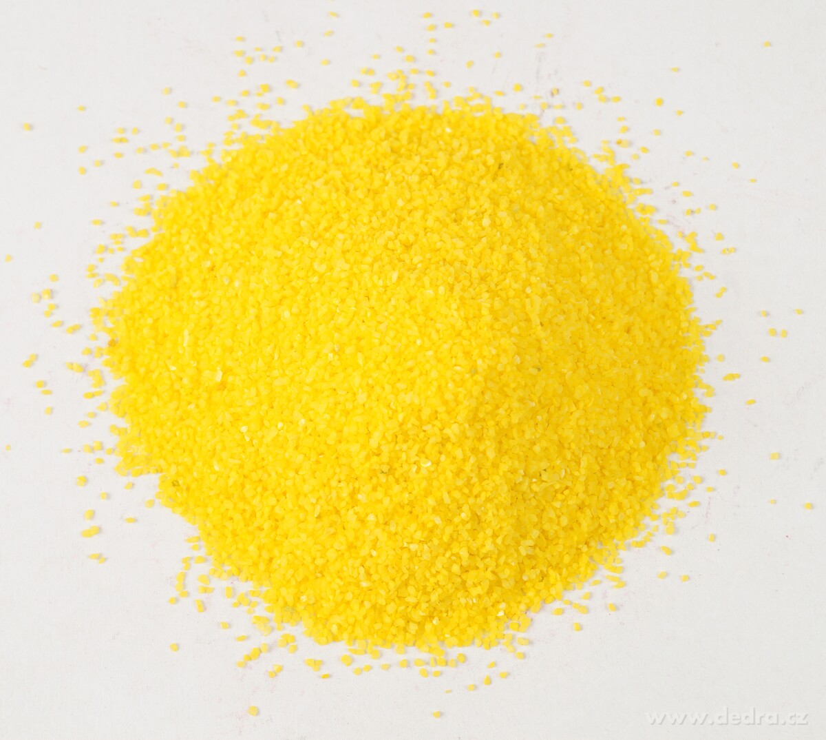 Dekorativní písek, žloutkový, 400g