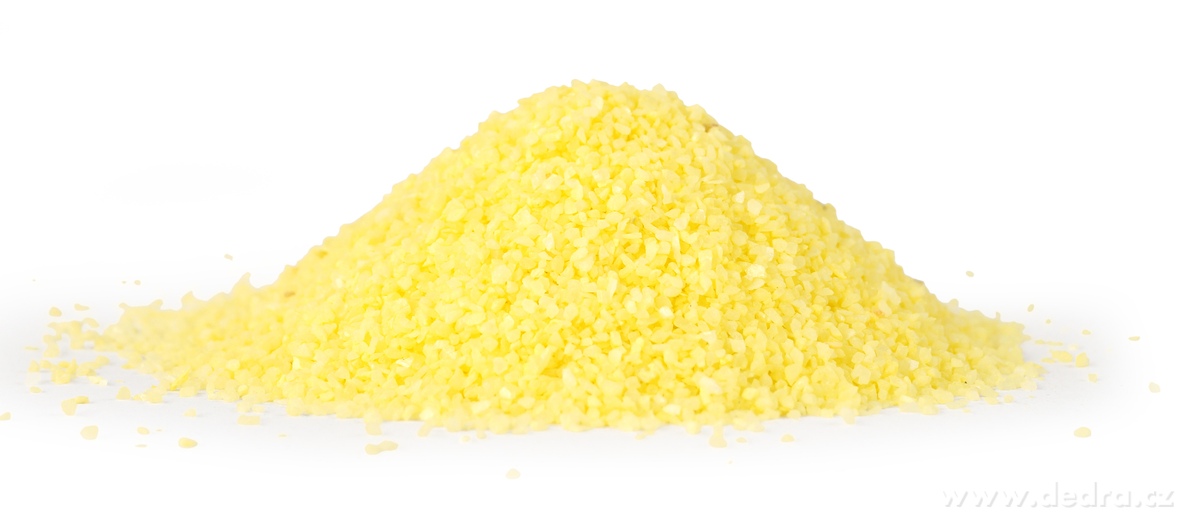 Dekorativní písek, citrónový, 400g