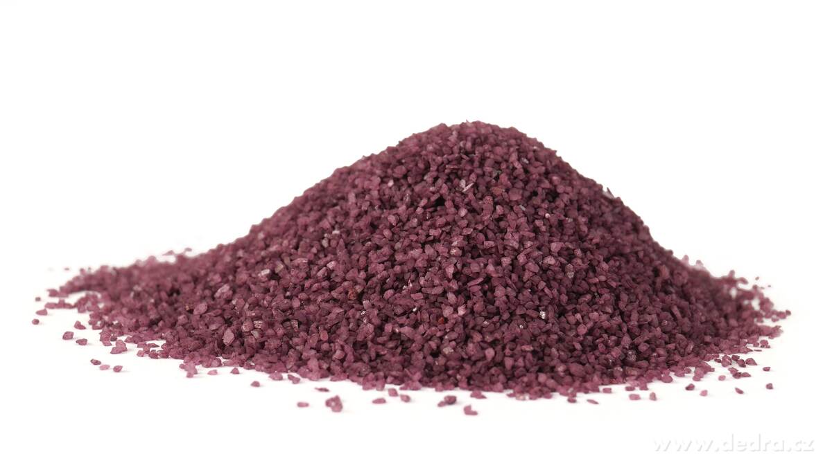 Dekorativní písek, tmavě fialový, 400g