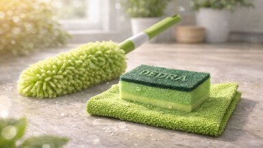 Prachovky, hubky a utierky