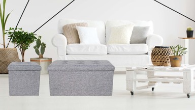 Pufy do składowania