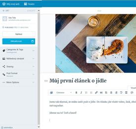 Váš první článek na Wordpresu