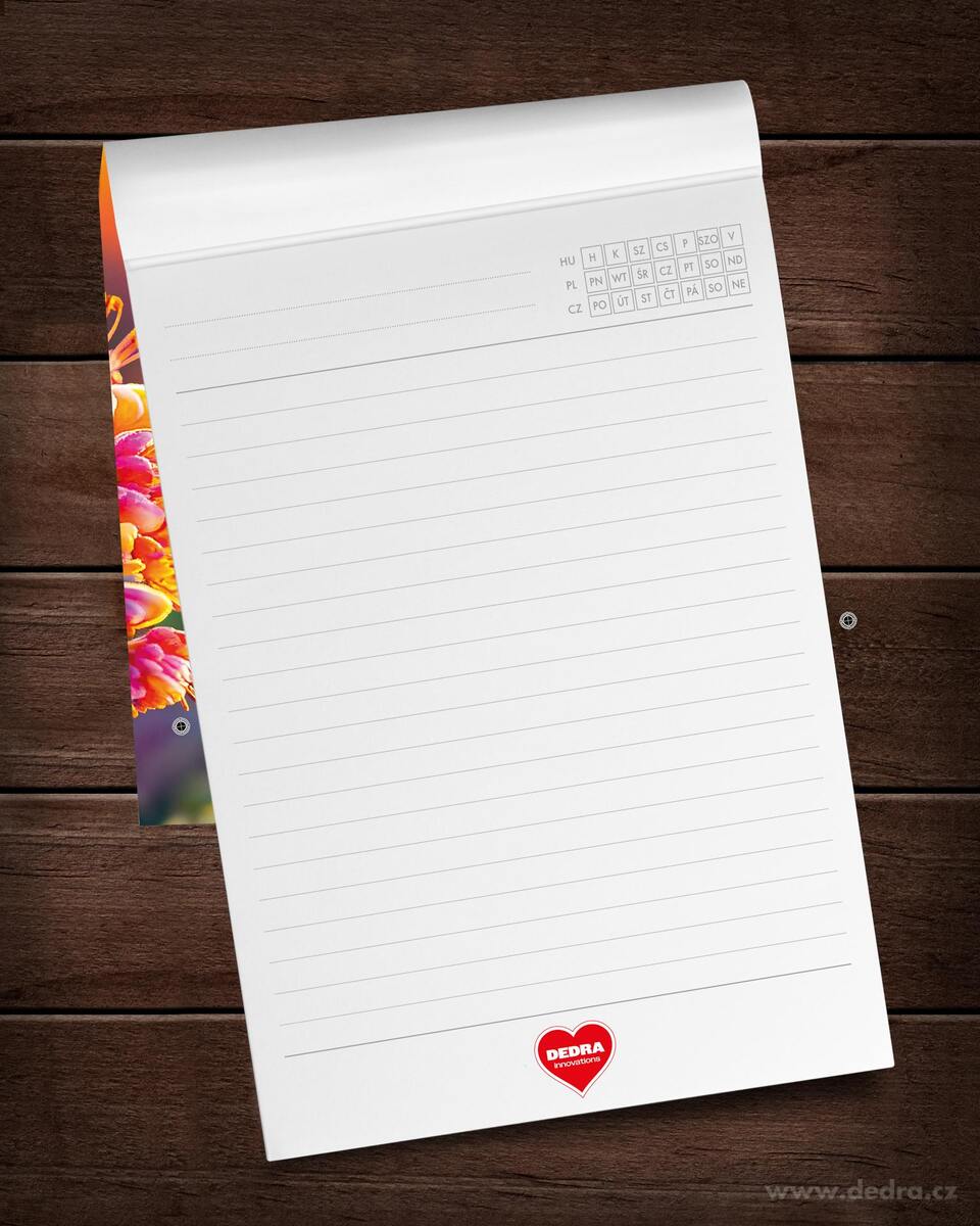 Designový poznámkový blok | zápisník A5 | 50 listů | COLORITO