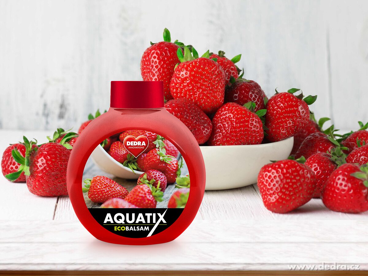 EKO koncentrát na nádobí, JAHODY, AQUATIX®, bez pumpičky