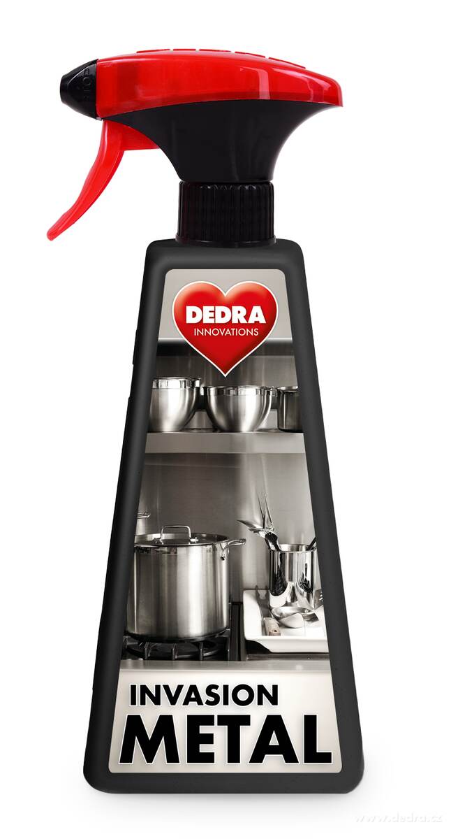 INVASION METAL | Intenzivní čistič na nerezové připálené hrnce | 500 ml