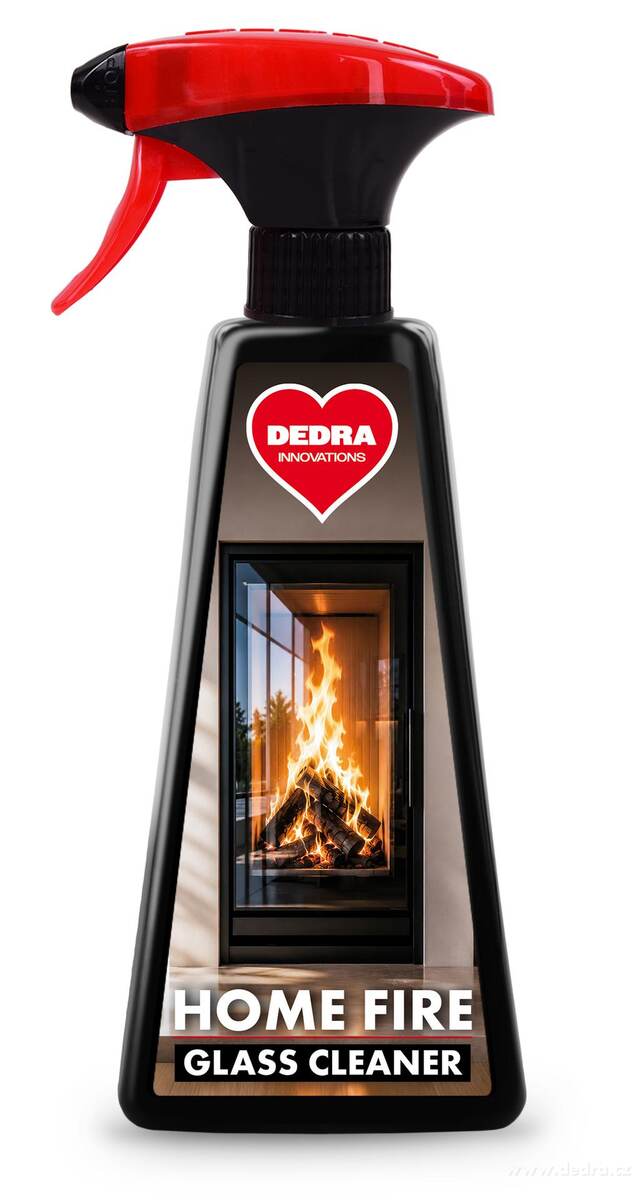 HOME FIRE | Extra silný čistič skel krbů a kamen | 500 ml