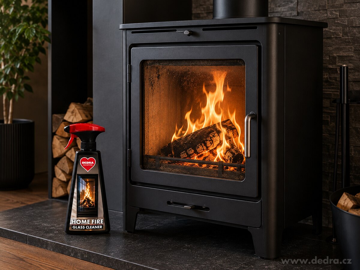 HOME FIRE | Extra silný čistič skel krbů a kamen | 500 ml