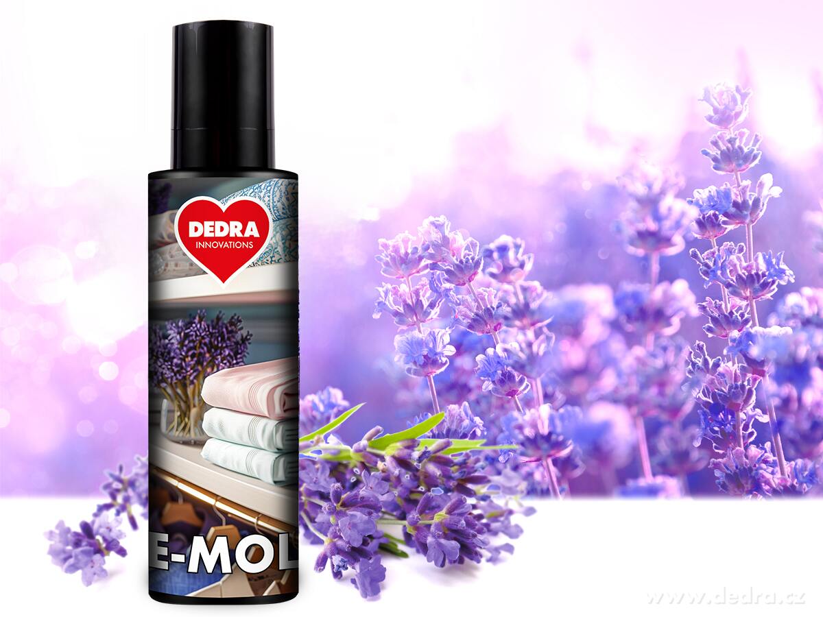 E-MOL | Odpuzovač molů do šatníků & textilu | spray 200 ml