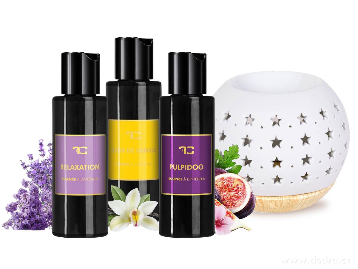 AROMALAMPA ZDARMA | sada 3 aroma esencí | PARFUMIA®