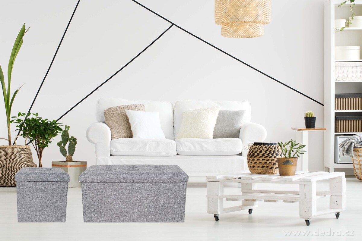 Sedací boxer, skládací s úložným prostorem