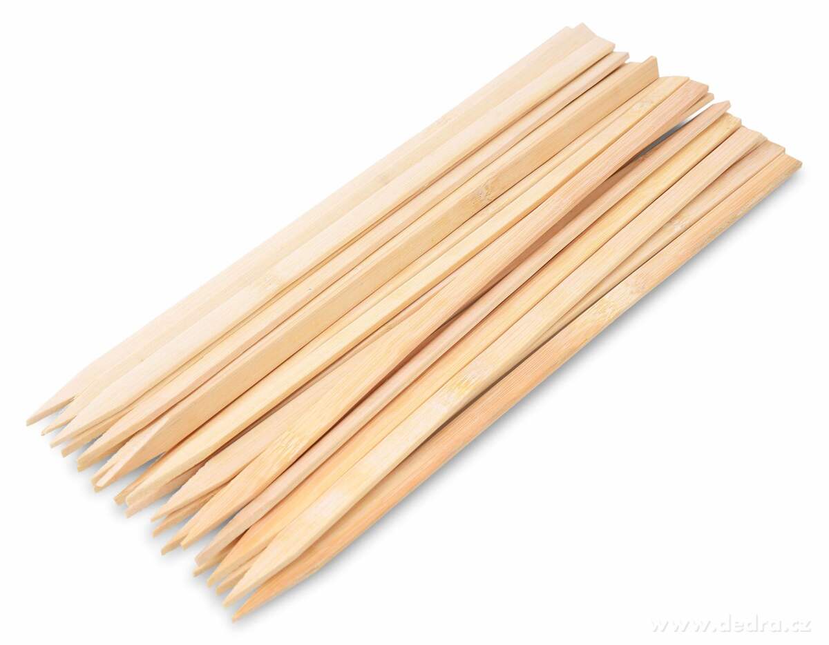 25 ks grilovacie hroty z bambusu GoEco®