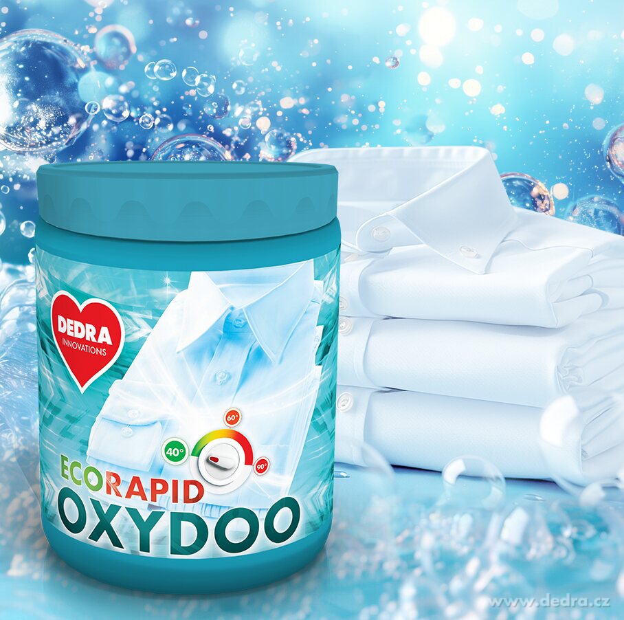 OXYDOO | Univerzální bělidlo & odstraňovač skvrn | ECORAPID | 1 kg + dóza ZDARMA