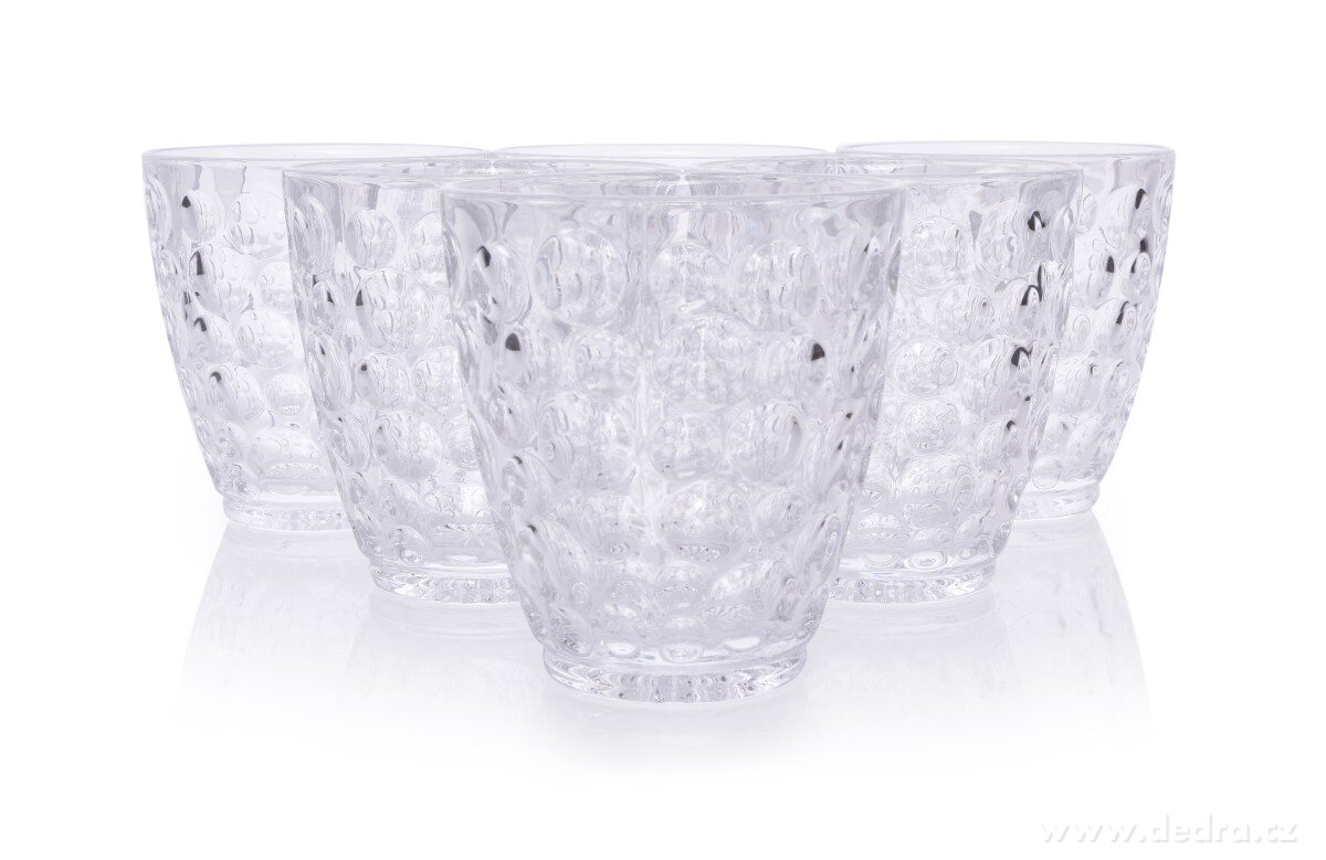 6 ks sada sklenice BUBBLE, objem 250 ml
