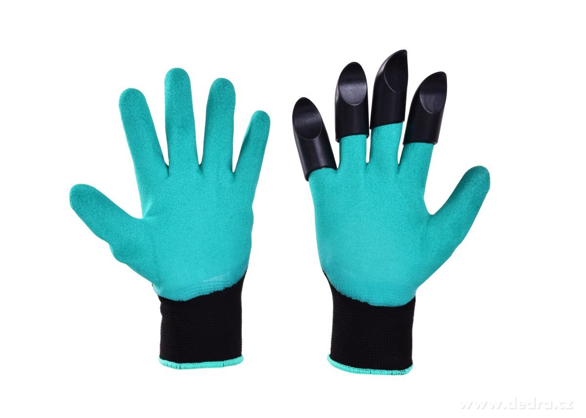 HRABAVICE pracovné rukavice so 4 pazúrmi z pevného plastu