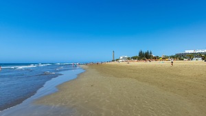 Maspalomas pláž u majáku