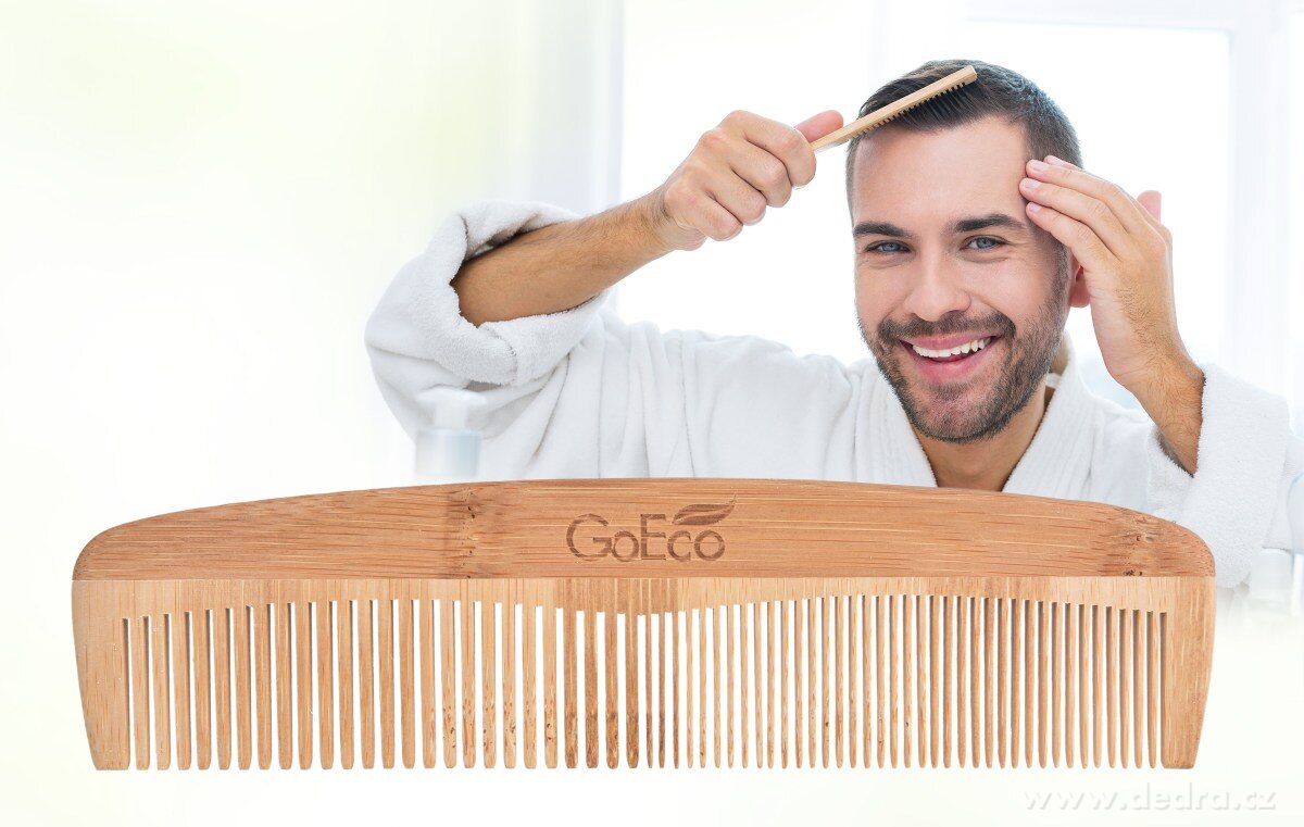 Bambusový hrebeň na vlasy GoEco®
