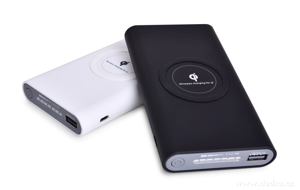 2v1 BEZDRÁTOVÁ POWERBANKA & NABÍJEČKA kapacita 10000 mAh