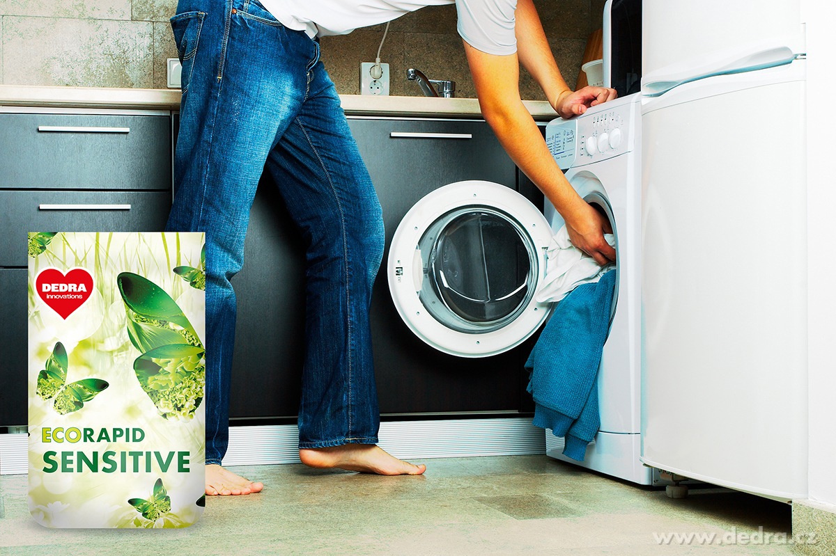 SENSITIVE prací prášok pre citlivú pokožku a bábätká ECORAPID