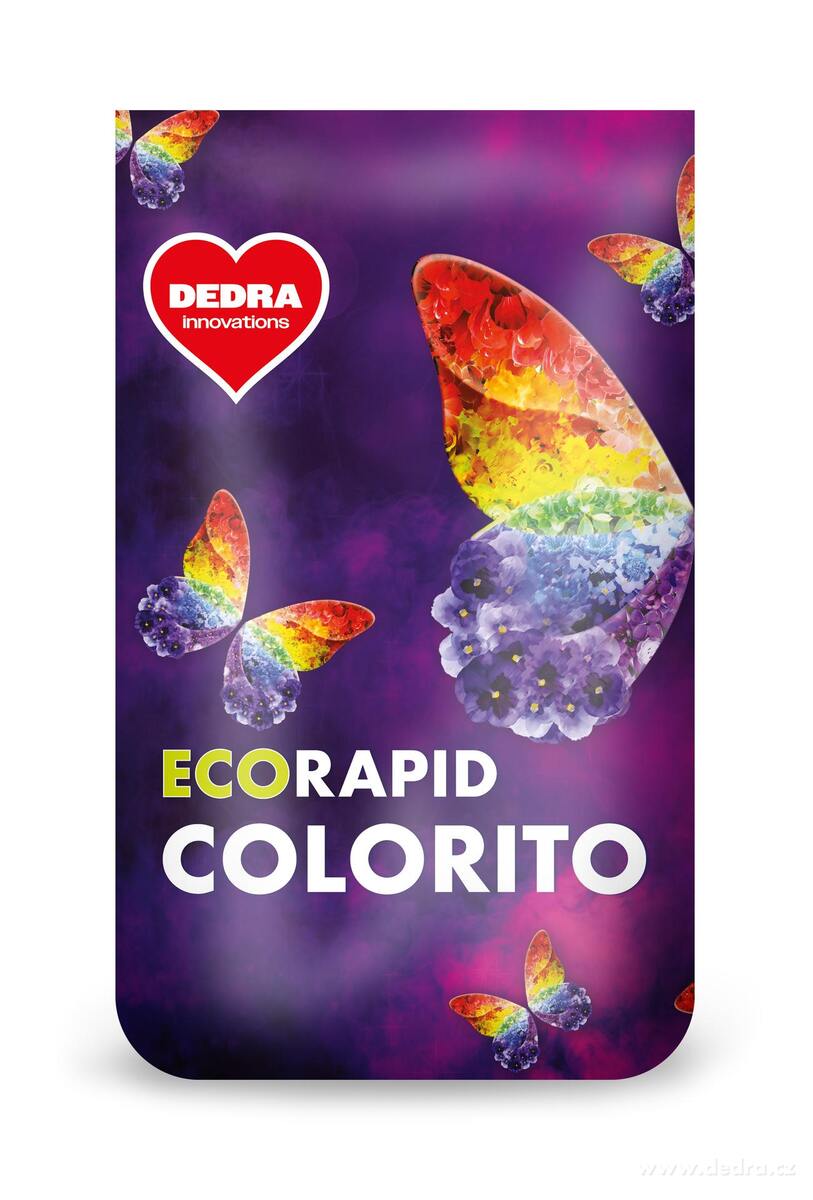 EKO PRÁŠEK na barevné prádlo ECORAPID COLORITO 60 praní