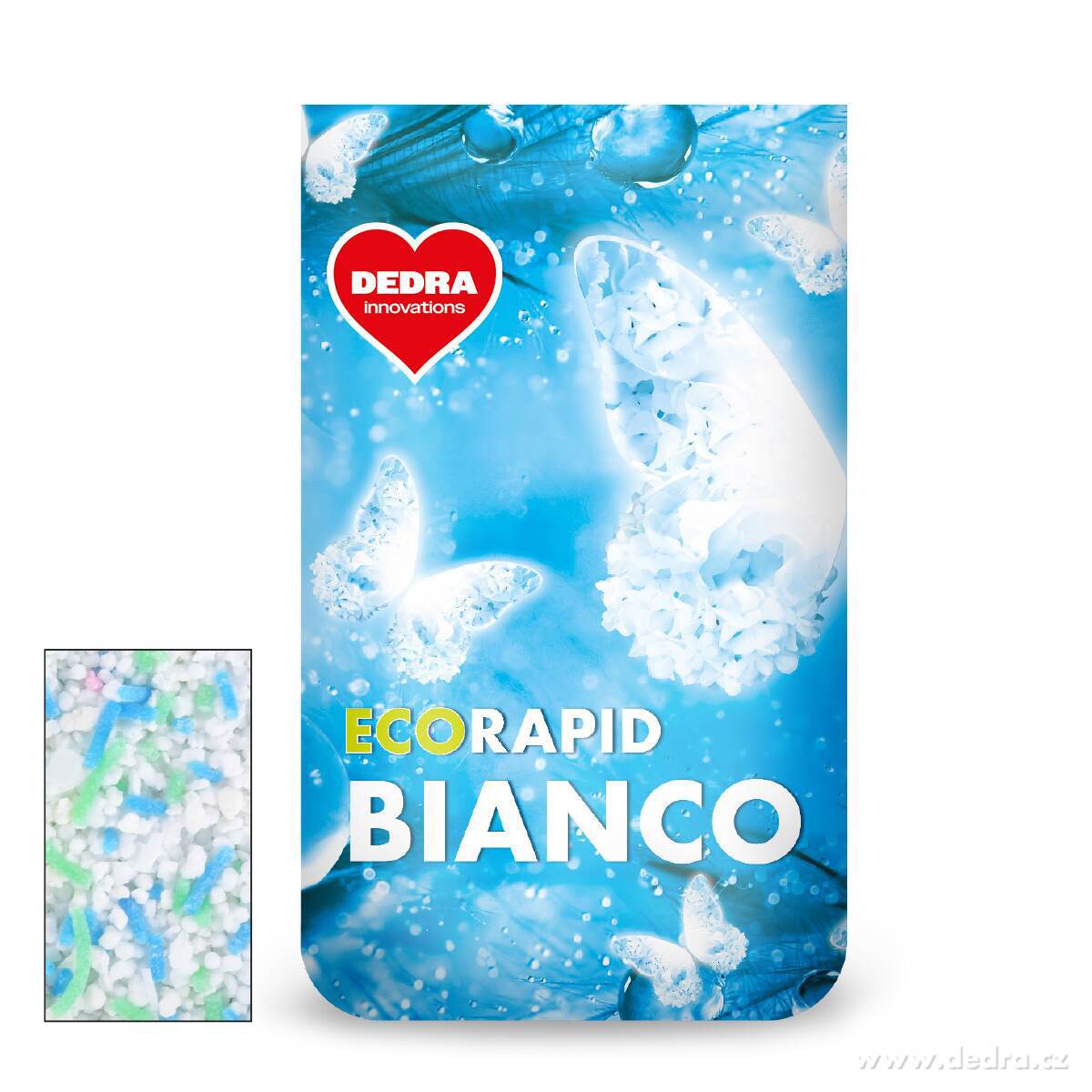 BIANCO | Prací prášek na bílé prádlo | aktivní bělení & enzymy | ECORAPID | 60 praní