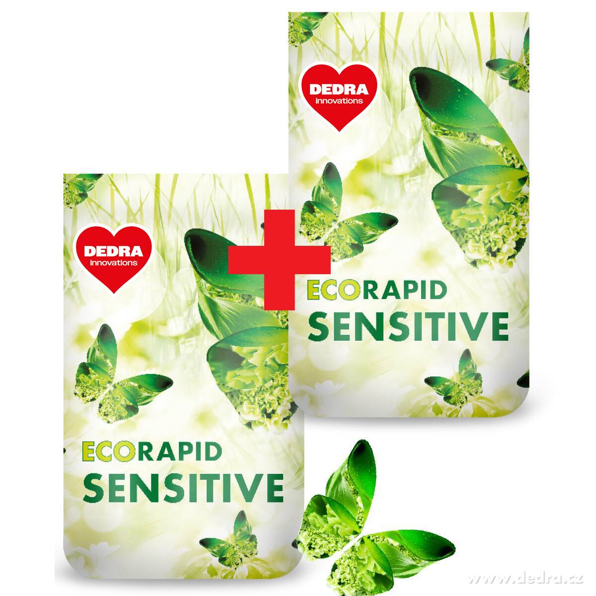 2× SENSITIVE | Prací prášek pro citlivou pokožku & miminka | ECORAPID | 120 praní