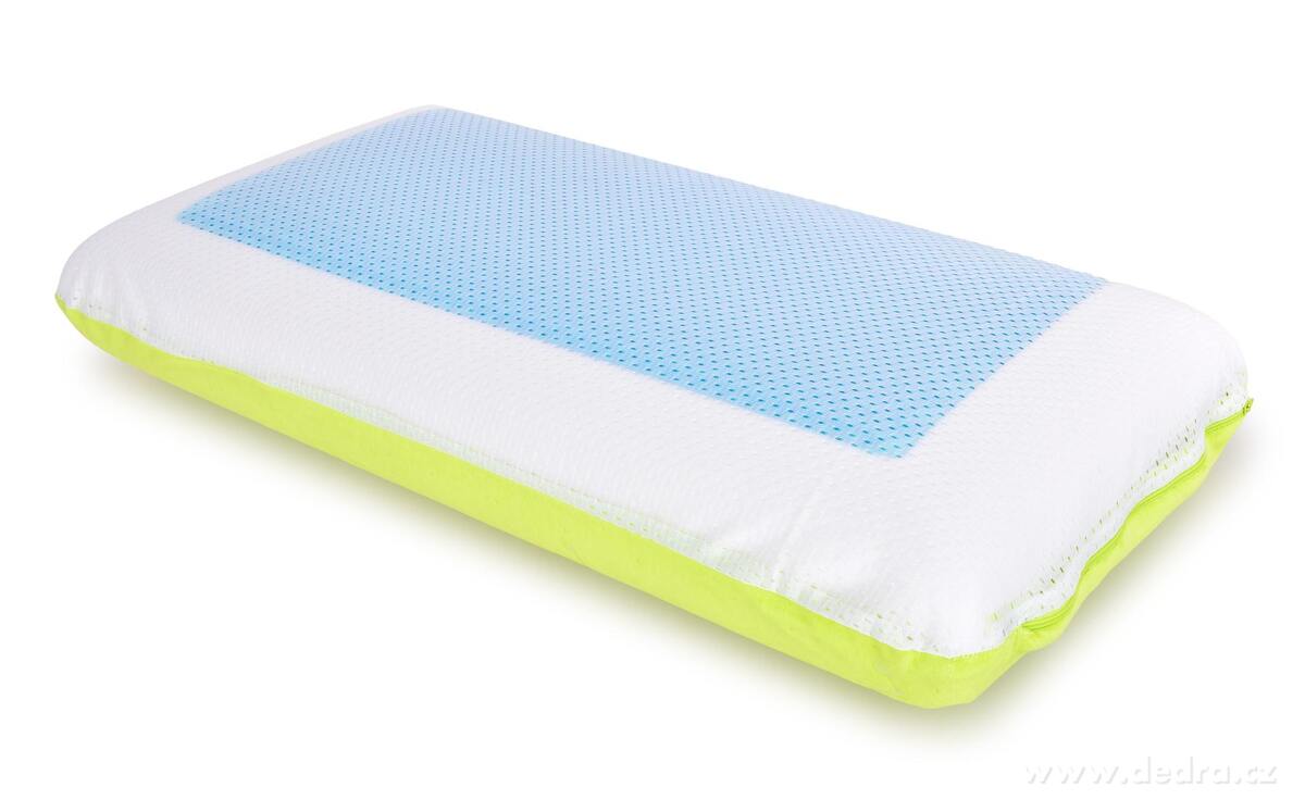 ANATOMIXX® polštář s aktivní gelovou chladící zónou, z paměťové pěny
