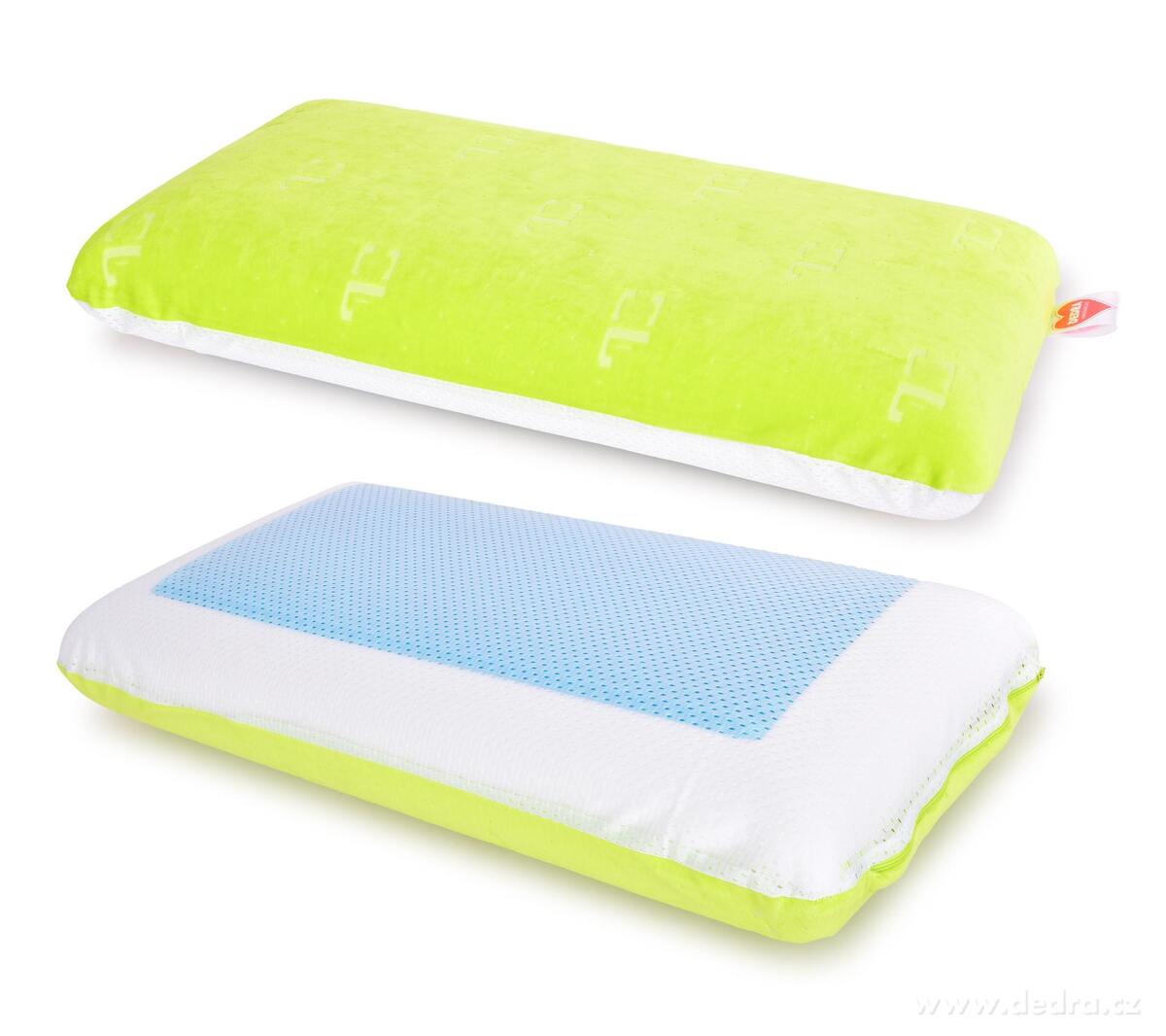 ANATOMIXX® polštář s aktivní gelovou chladící zónou, z paměťové pěny