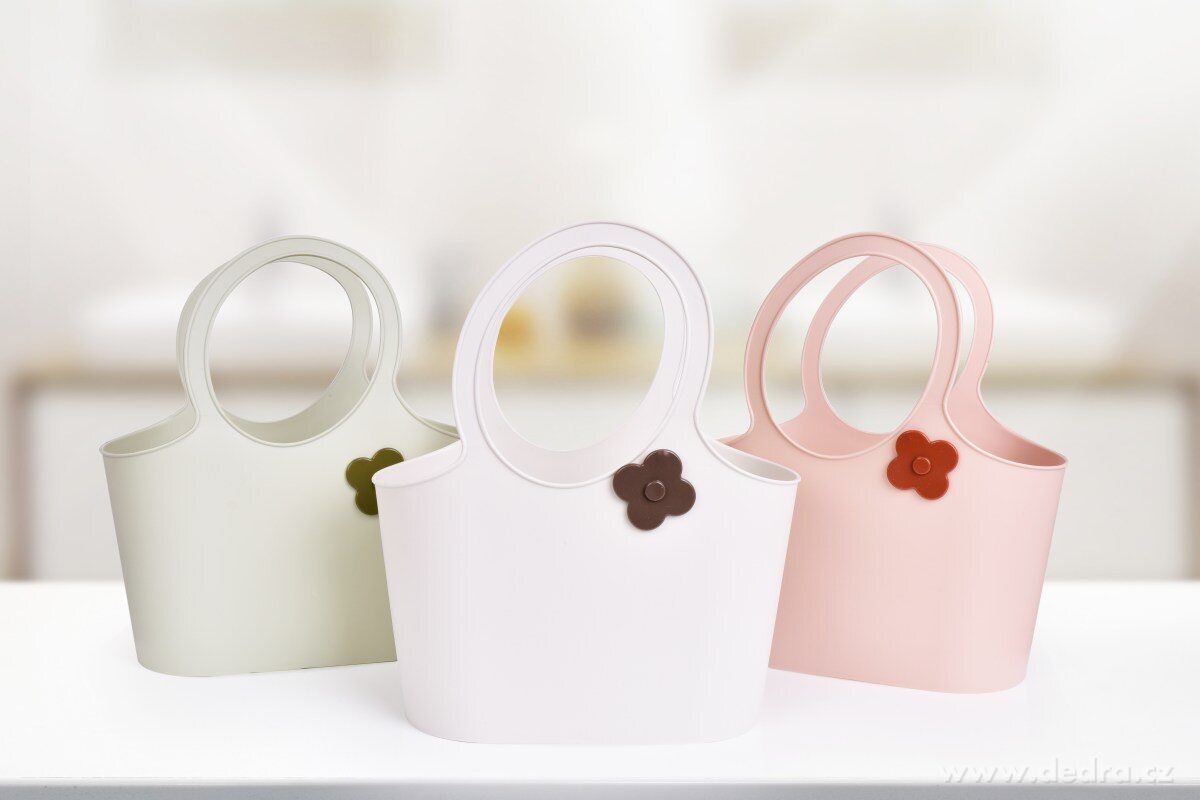 Stylová plastová taška FLOWER 5 L