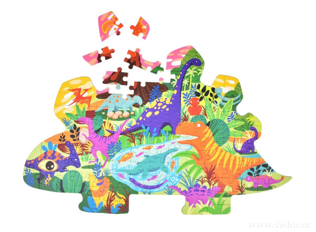 105 ks PUZZLE DINOSAUŘÍ SVĚT