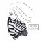 AIRFLEX | wielofunkcyjna chusta | do sportu i ochrony | uniwersalny rozmiar | BLACK&WHITE