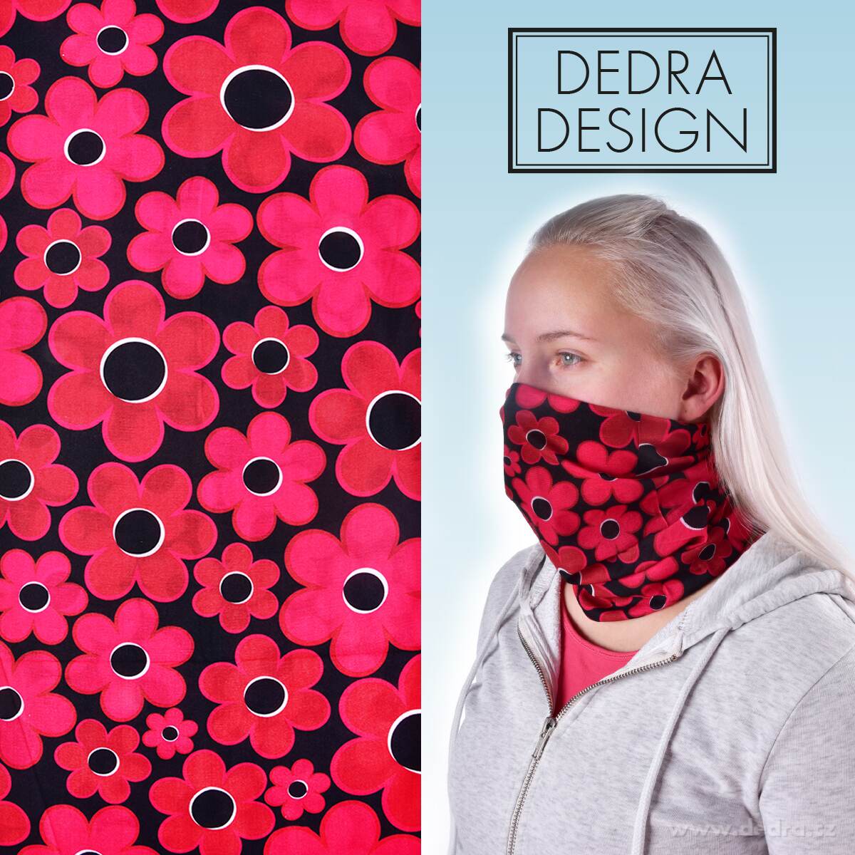 Multifunkční šátek DAISY FLOWERS