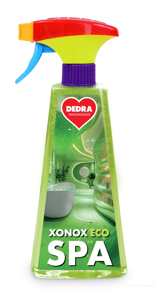EKO čistič koupelen s vodoodpudivým efektem XONOX ECO SPA, nová limetka
