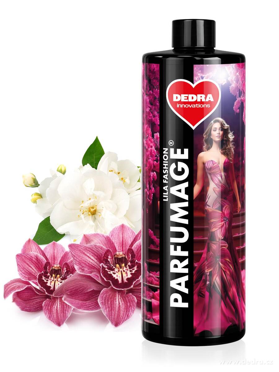 Rodinné balení PARFUMAGE | Parfém na praní | LILA FASHION & MOUNTAIN SPIRIT & AMBROSIA | 500 ml × 3