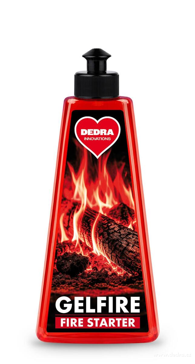 GELFIRE | Gelový podpalovač na grily, krby a fondue hořáky | 500 ml