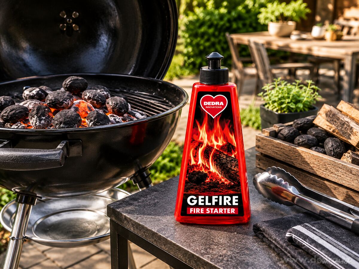 GELFIRE | Gelový podpalovač na grily, krby a fondue hořáky | 500 ml