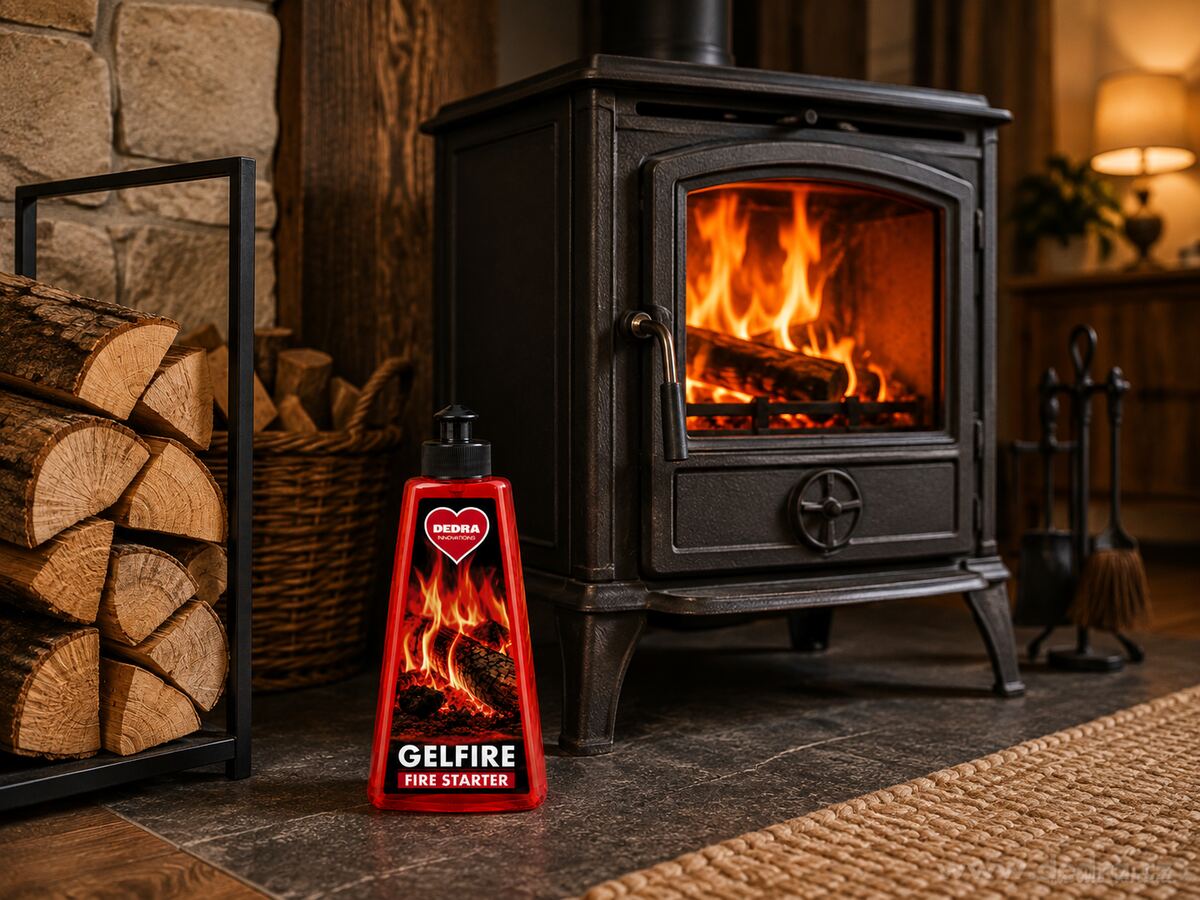 GELFIRE | Gelový podpalovač na grily, krby a fondue hořáky | 500 ml