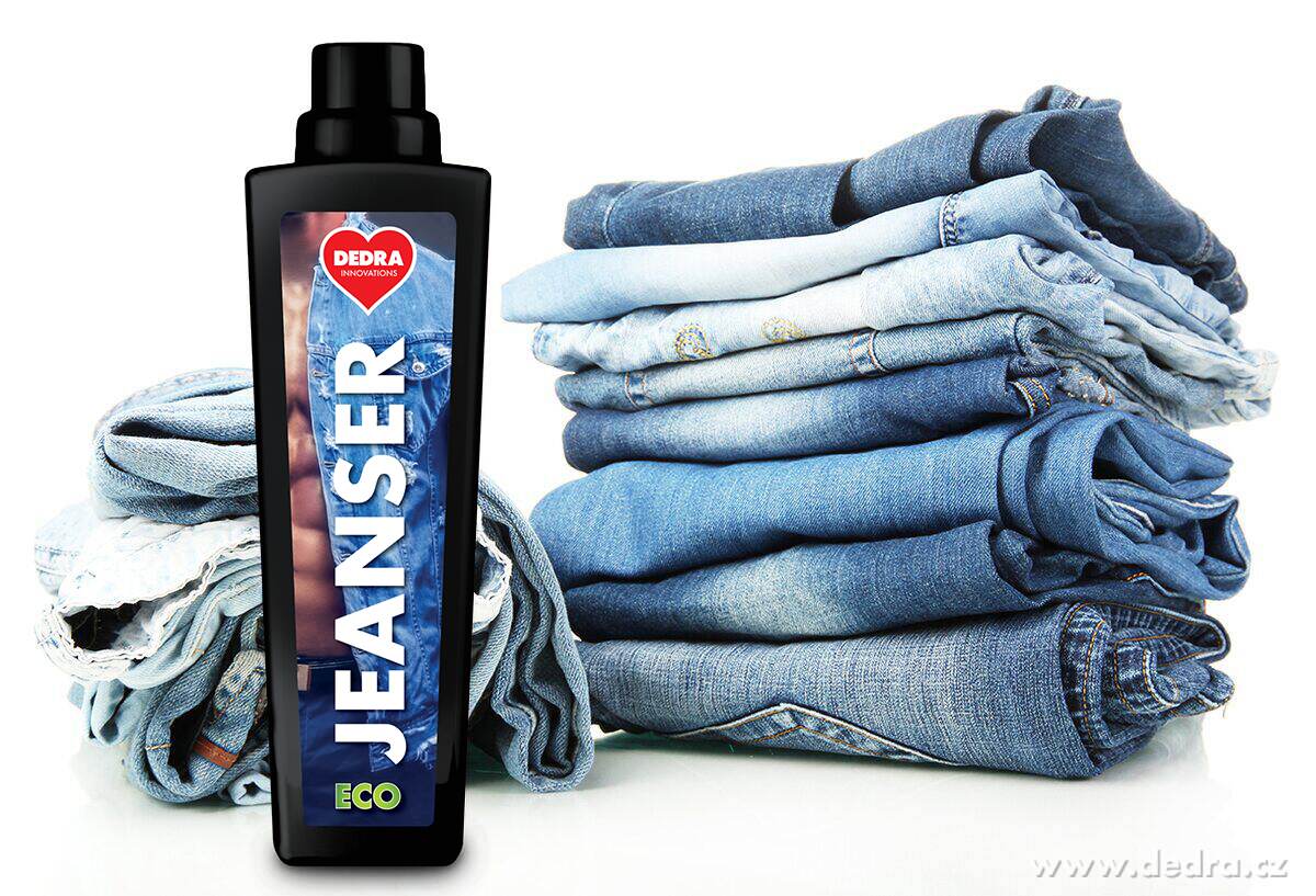 JEANSER | Prací gel na denim & tmavé prádlo | stabilizátor barev & bioenzymy | 15 praní