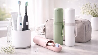 Stojaki i etui na szczoteczki