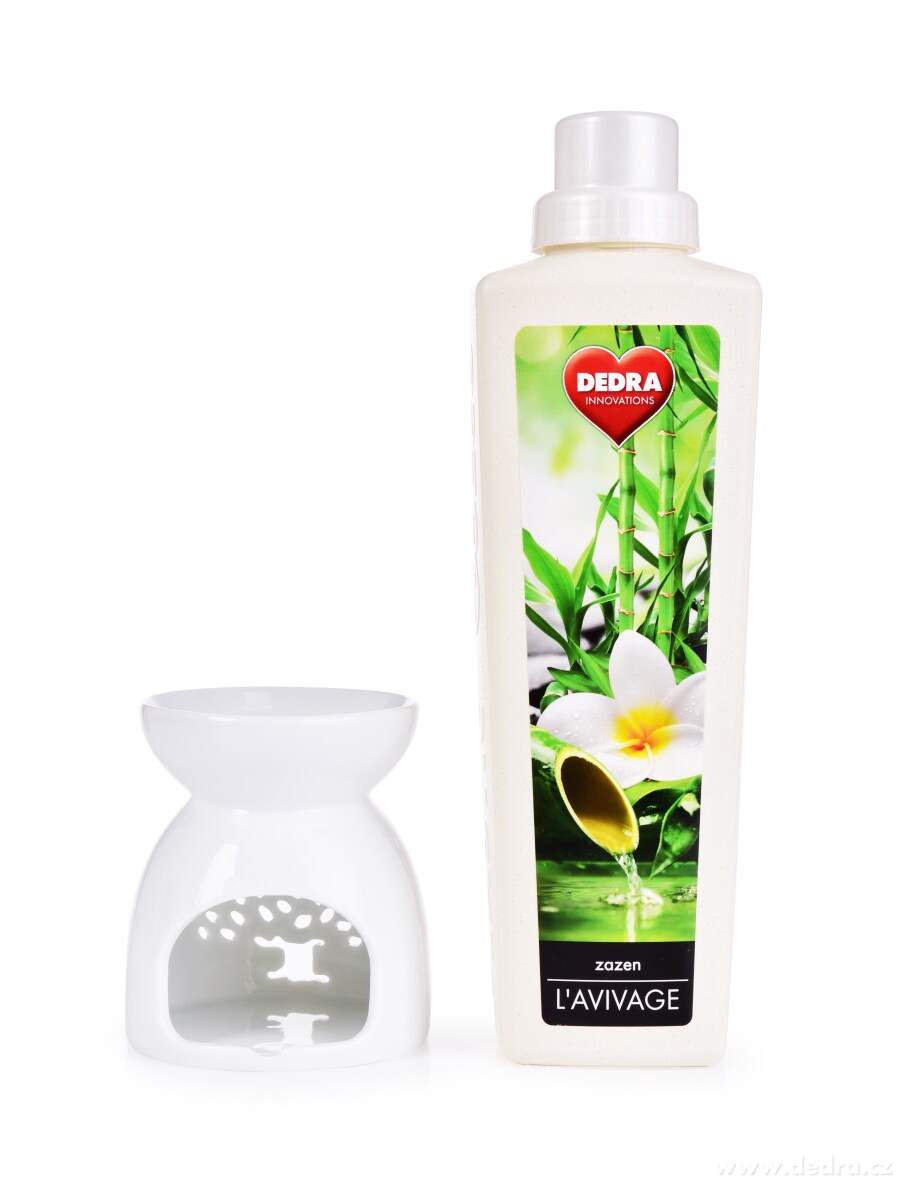 Keramická aromalampa, s krajkovým dekorem